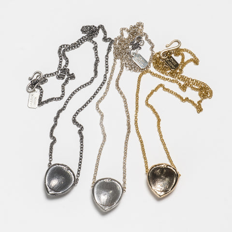 Chestnut Necklace - Bright Silver
