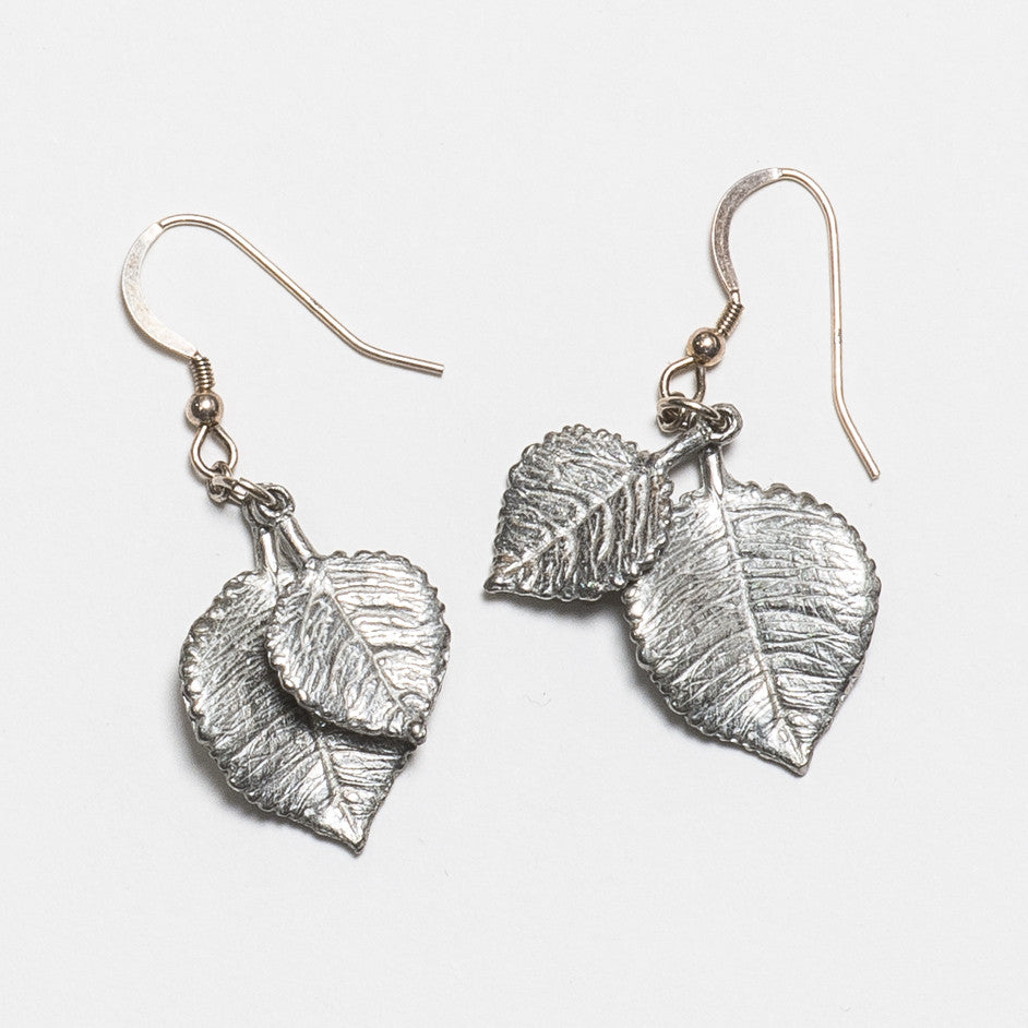 Aspen Earrings - Bright Silver