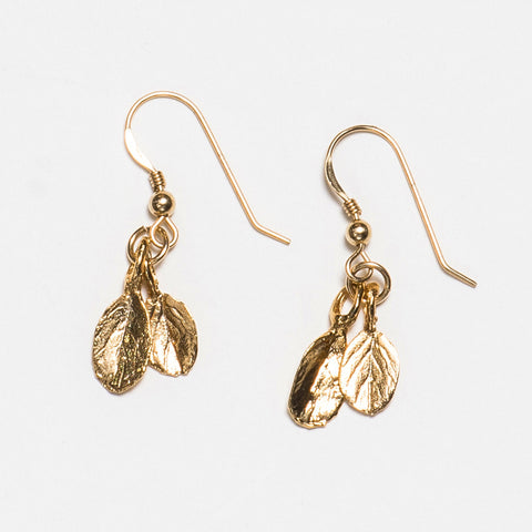 Marjoram Earrings - Gold Plated