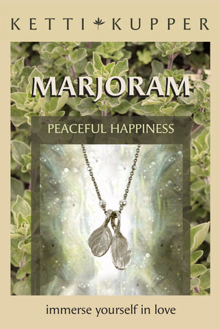 Marjoram Necklace - Bright Silver